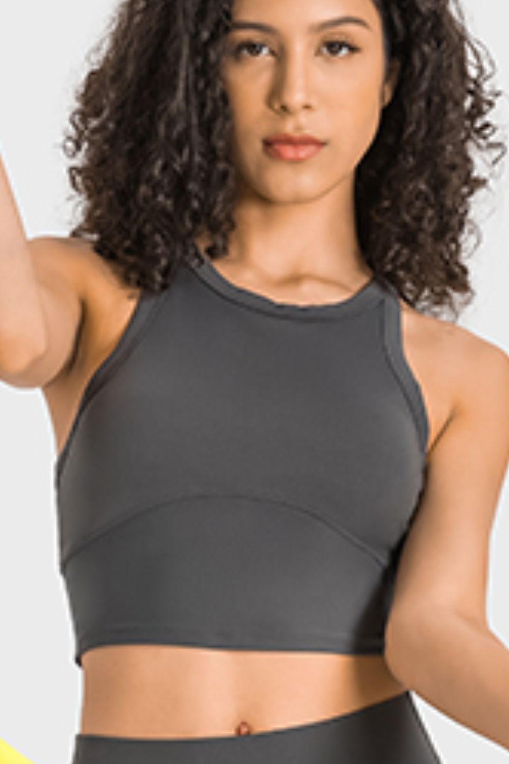 Racerback Cropped Sports Tank - Millennia