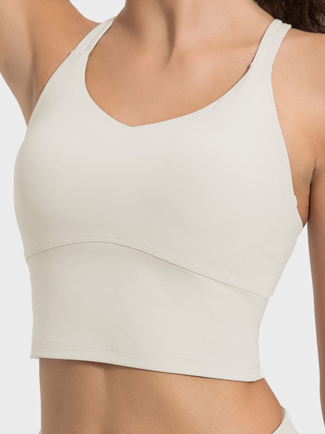 Crisscross Round Neck Active Tank - Millennia