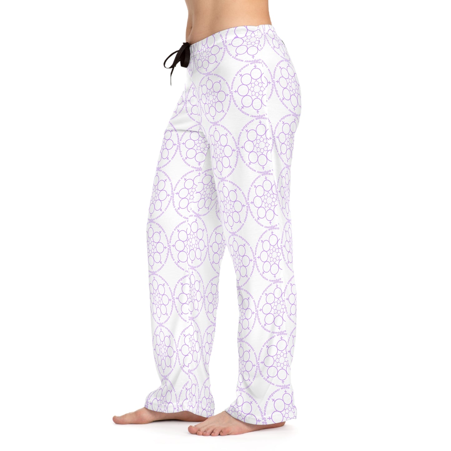 Women's Pajama Pants with Empowering Message