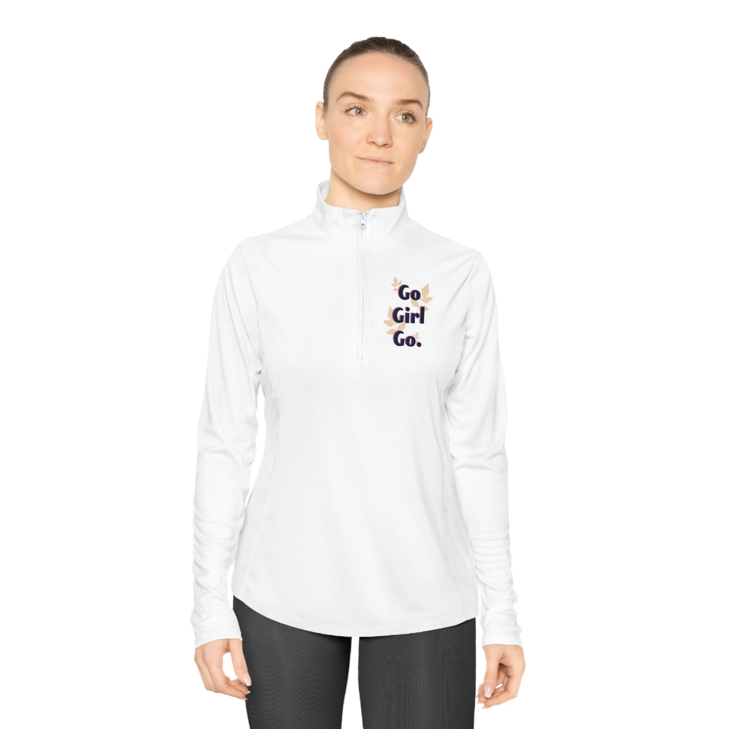 Quarter-Zip Pullover - Go Girl Go