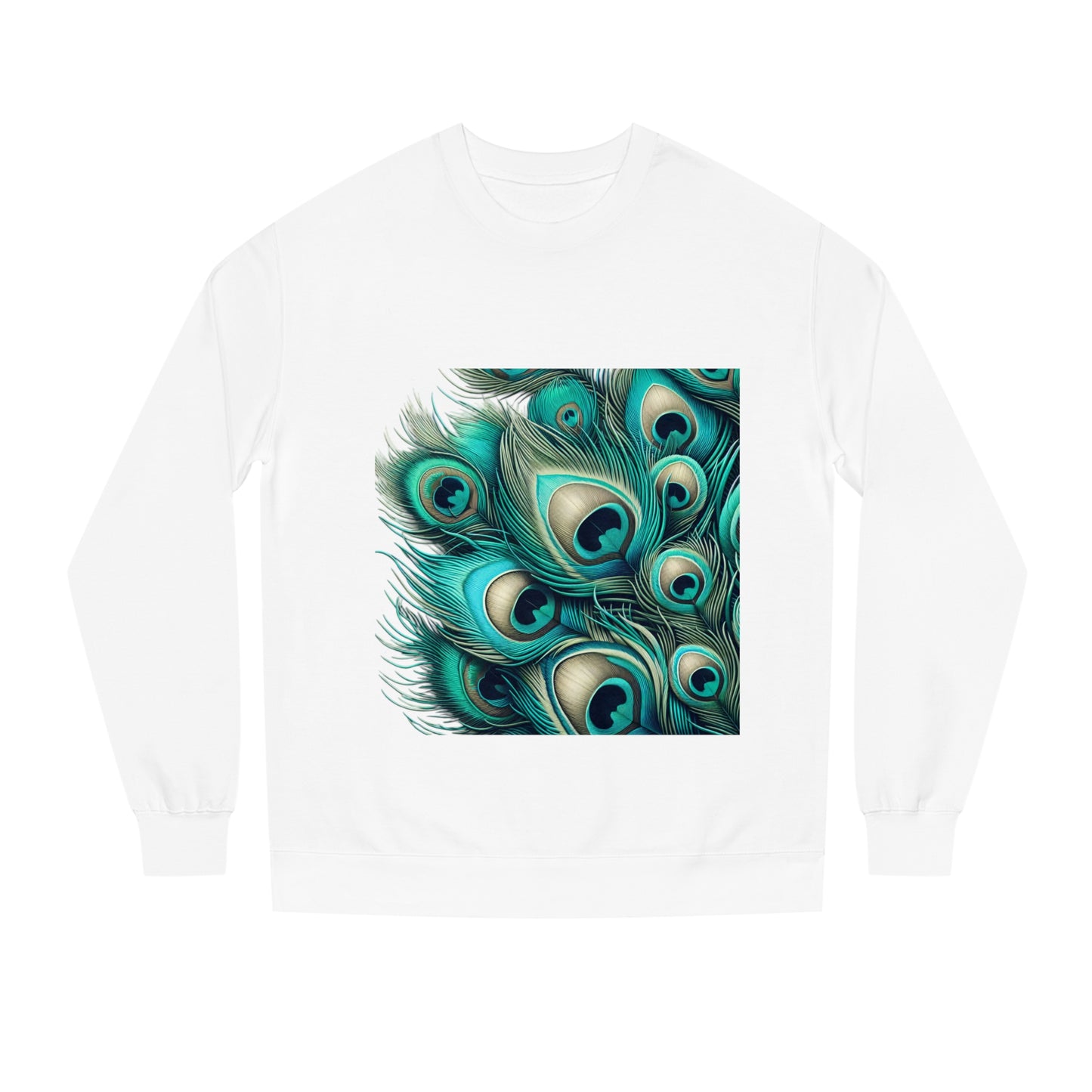 Unisex Crew Neck Sweatshirt - Peacock