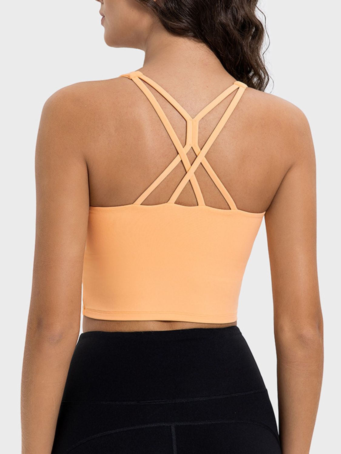 Crisscross Round Neck Active Tank - Millennia