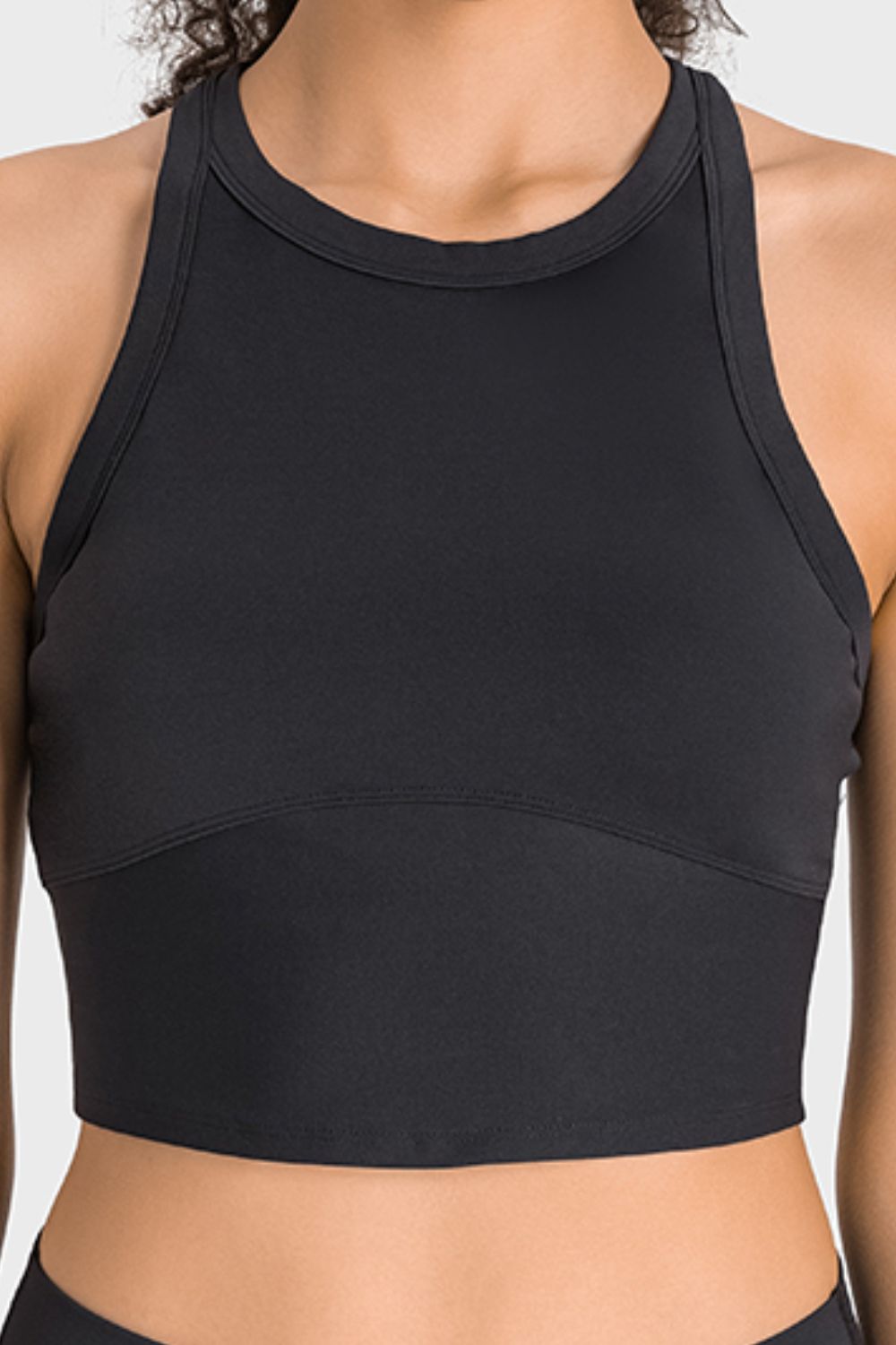 Racerback Cropped Sports Tank - Millennia