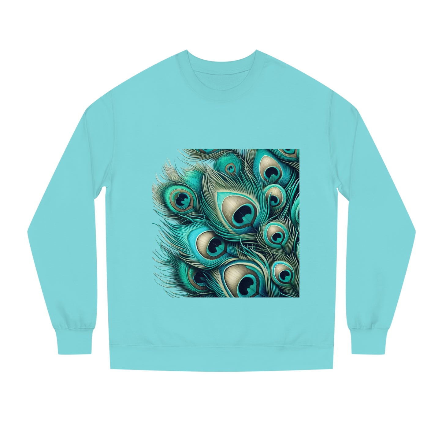 Unisex Crew Neck Sweatshirt - Peacock