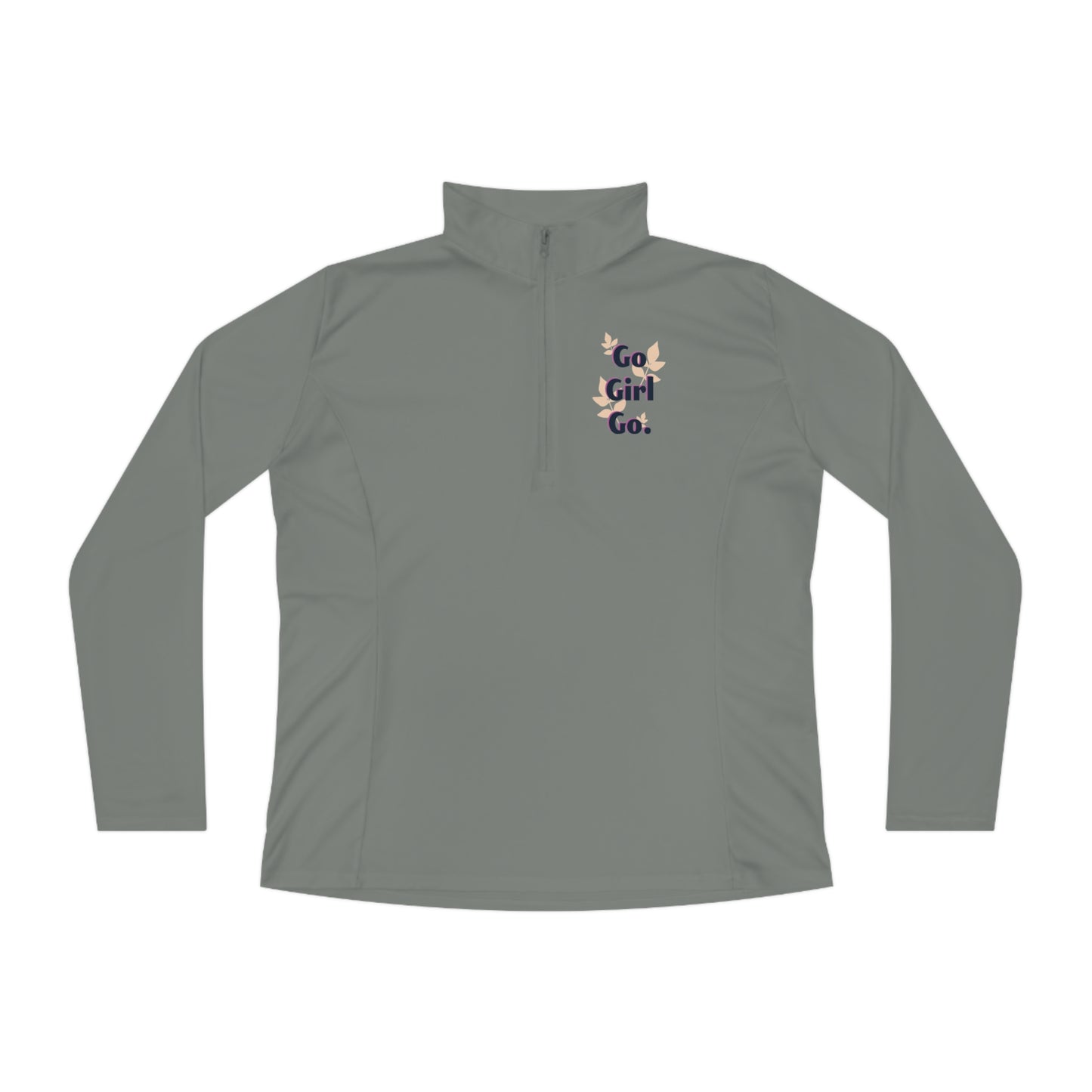 Quarter-Zip Pullover - Go Girl Go