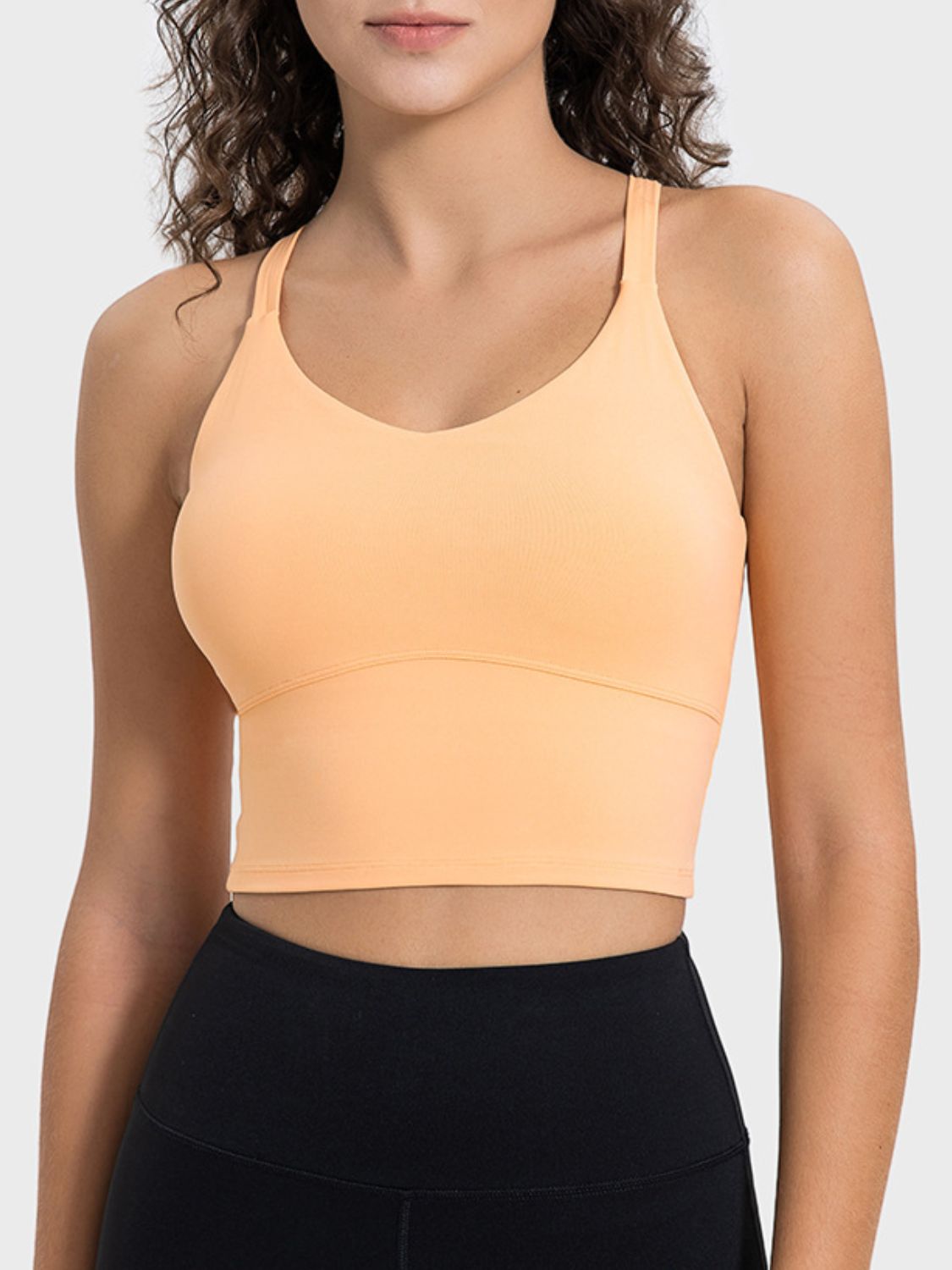 Crisscross Round Neck Active Tank - Millennia