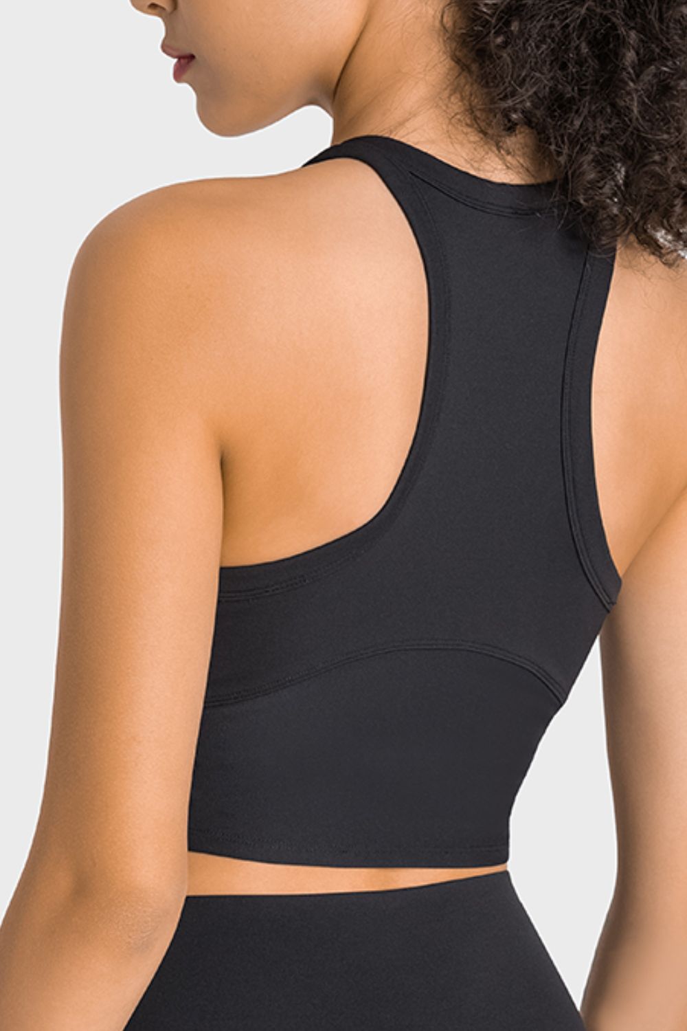 Racerback Cropped Sports Tank - Millennia