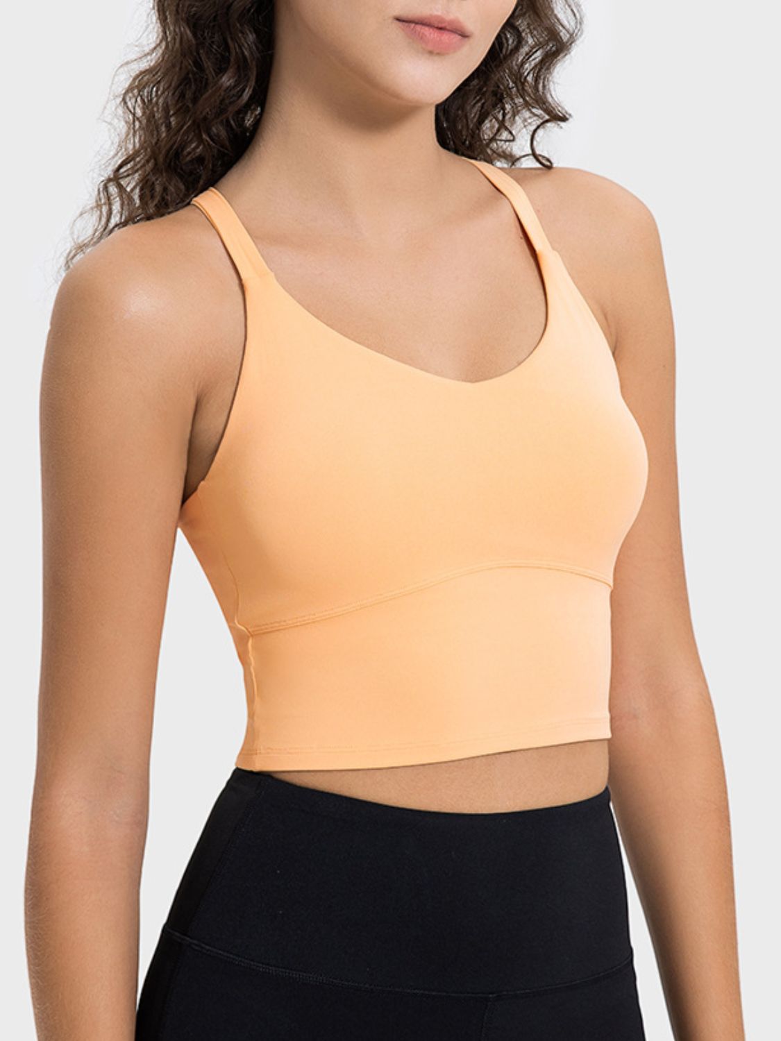 Crisscross Round Neck Active Tank - Millennia