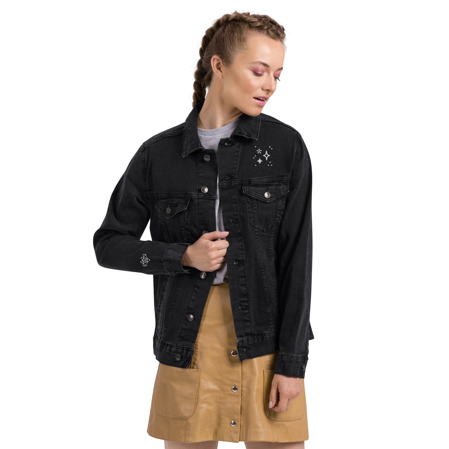 Black Denim Jacket - Believe