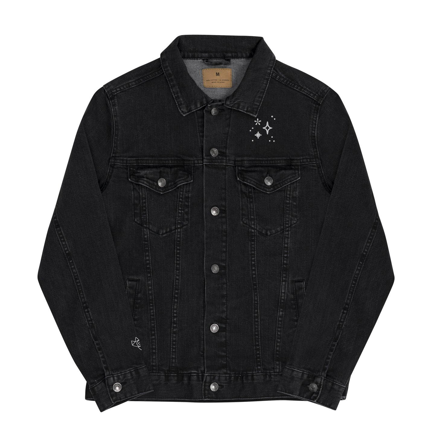 Black Denim Jacket - Believe