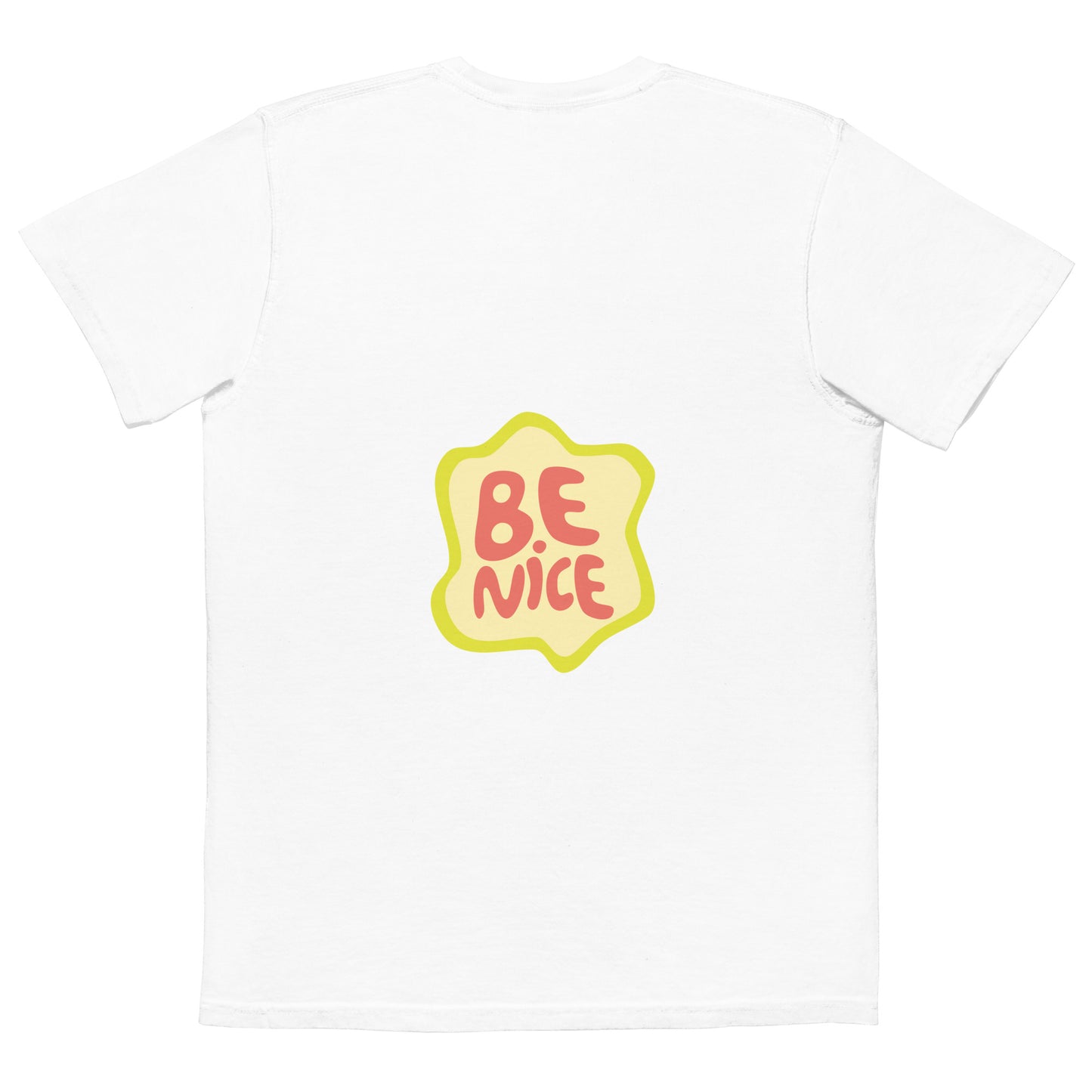 White t-shirt - Hey, Be Nice