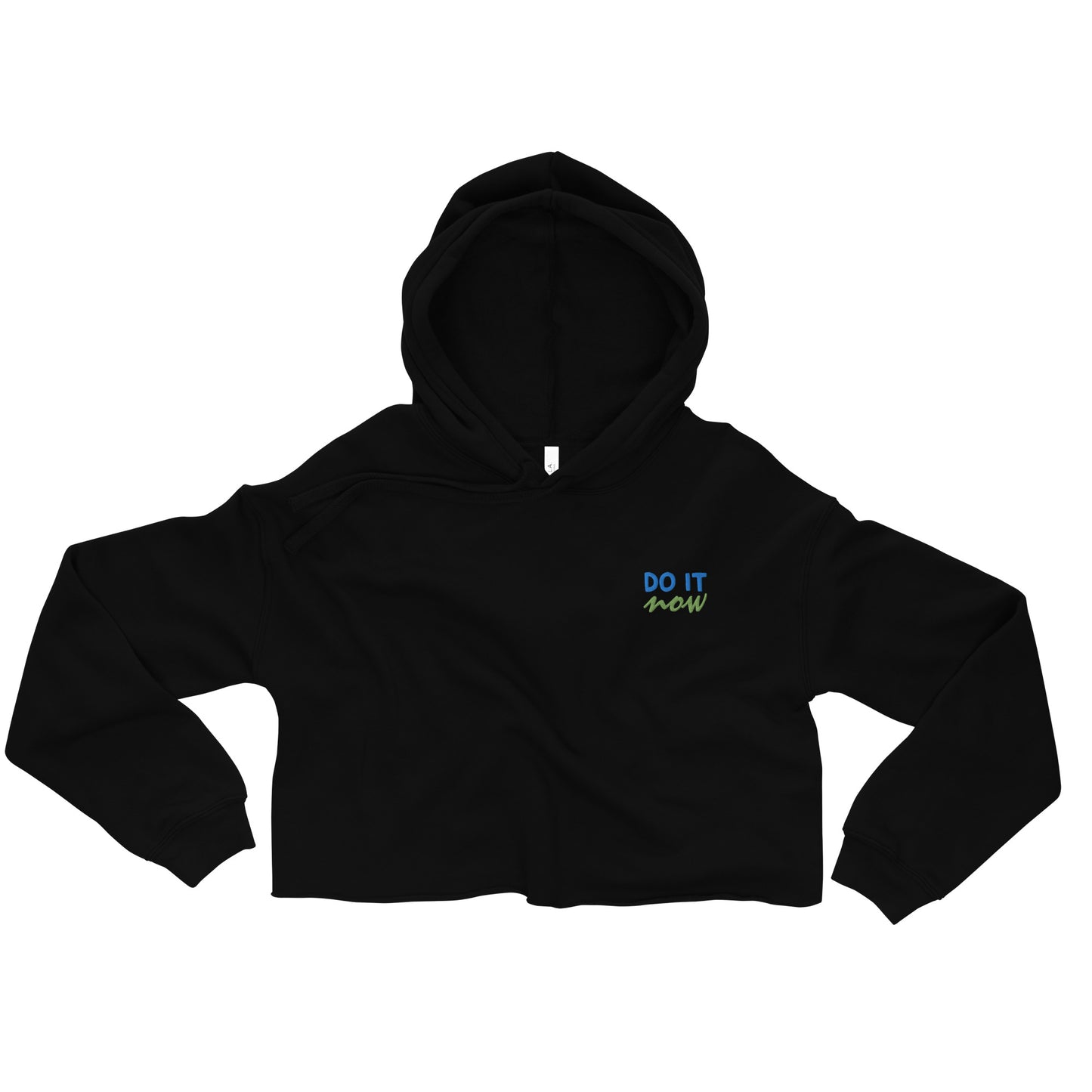 Motivational Crop Hoodie - Do It Now